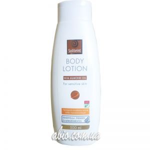 Лосьон для тела с миндалём Бионет bionet Soliteint купить, чувствительная раздраженная сухая кожа, питание и увлажнение сухой кожи, успокаивающий и смягчающий уход за кожей, мягкая и гладкая кожа, лосьон для тела после ванны или душа 